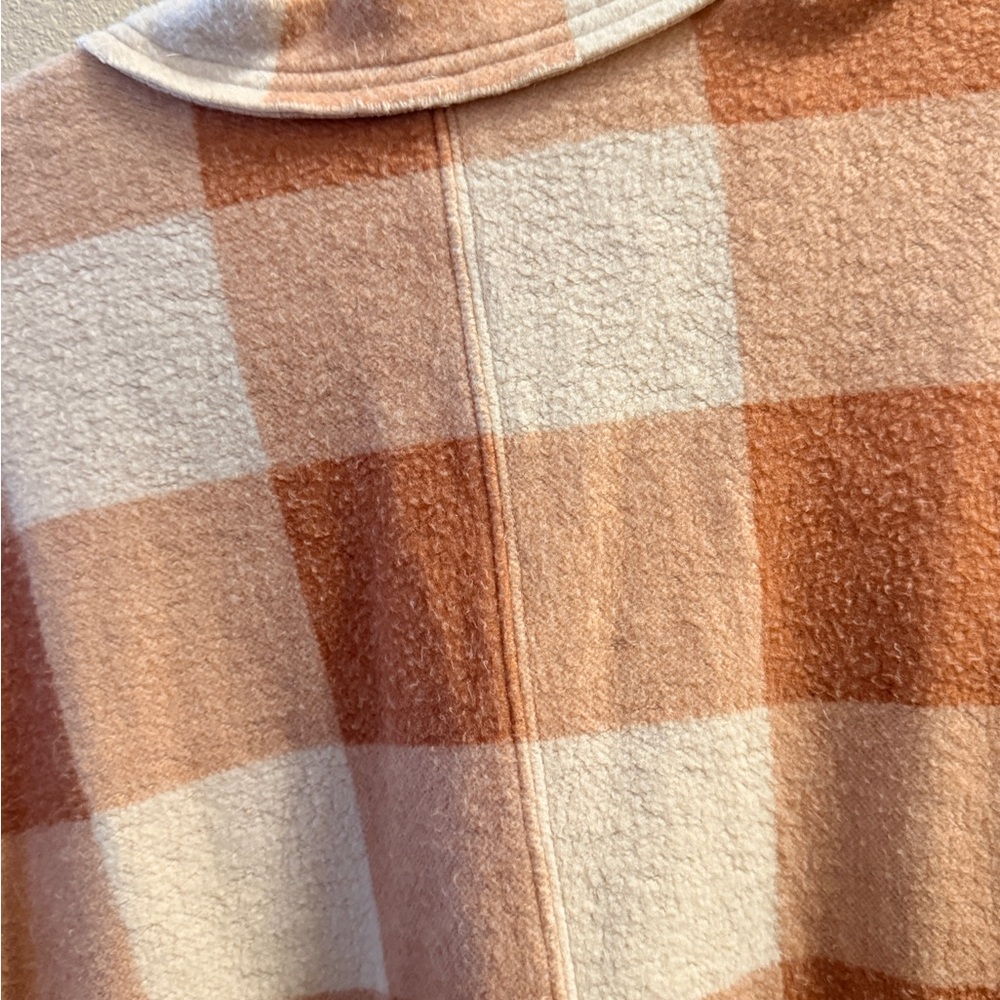 Free People Tan and Cream Checkered Cardigan - Picture 7 of 7